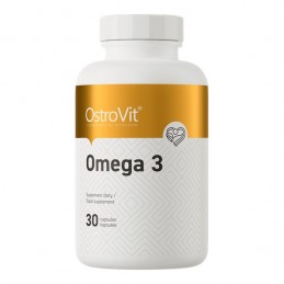 Omega 3 - 1000 mg - 30 Capsule, OstroVit Unul dintre beneficiile terapeutice ale utilizarii unui supliment de Omega 3 este imbun