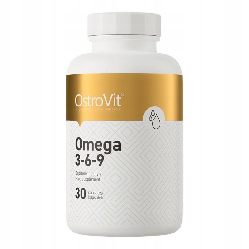 OstroVit Omega 3-6-9 400 mg – 30 Capsule Moi – Ulei de Peste OMEGA 3-6-9 beneficii: Sprijină sănătatea inimii si un nivel sănăto