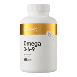 OstroVit Omega 3-6-9 90 Capsule – Inima & Colesterol OMEGA 3-6-9 beneficii: Sprijină sănătatea inimii si un nivel sănătos de col