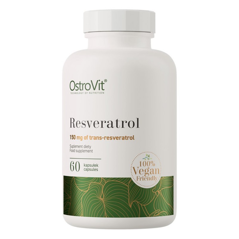 OstroVit Resveratrol Trans Vege 100 mg 60 capsule - Antioxidant si Vitalitate Resveratrol Trans Vege beneficii: mentine sanatate