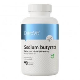 Sodium Butyrate - Butirat de Sodiu 90 Capsule, OstroVit Butirat de sodiu beneficii: principala sursa de energie pentru colonocit