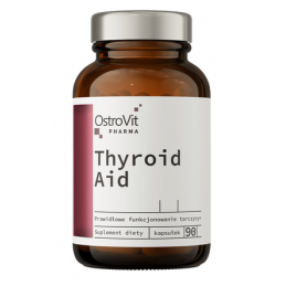 OstroVit Pharma Thyroid Aid 90 Capsule – Suport Tiroida Pharma Thyroid Aid beneficii: susinte sanatatea glandei tiroide, imbunat