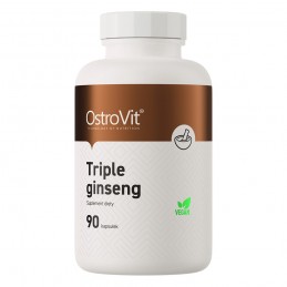 Triple Ginseng VEGE - 90 Capsule, OstroVit Beneficii ginseng: antioxidant puternic care poate reduce inflamatia, poate aduce ben