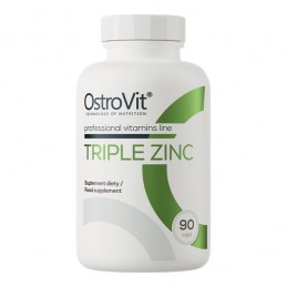 OstroVit Triple Zinc 15 mg 90 capsule - Imunitate puternica si Energizare Beneficii Zinc chelat: intarirea sistemului imunitar b
