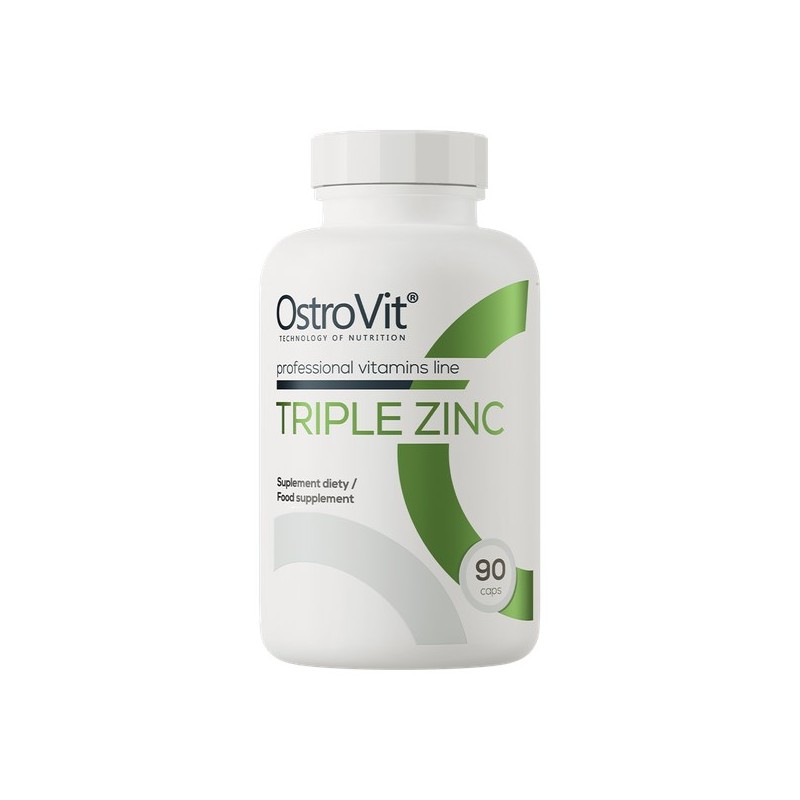 OstroVit Triple Zinc 15 mg 90 capsule - Imunitate puternica si Energizare Beneficii Zinc chelat: intarirea sistemului imunitar b