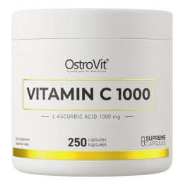 OstroVit Vitamin C 1000 mg 250 capsule - Imunitate si Antioxidant puternic Vitamina C de la OstroVit furnizeaza organismului 100
