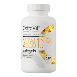 OstroVit Vitamina D3 4000 UI 120 Capsule Moi – Imunitate Vitamina D3 4000ui beneficii: mentine sanatatea oaselor, amelioreaza ma