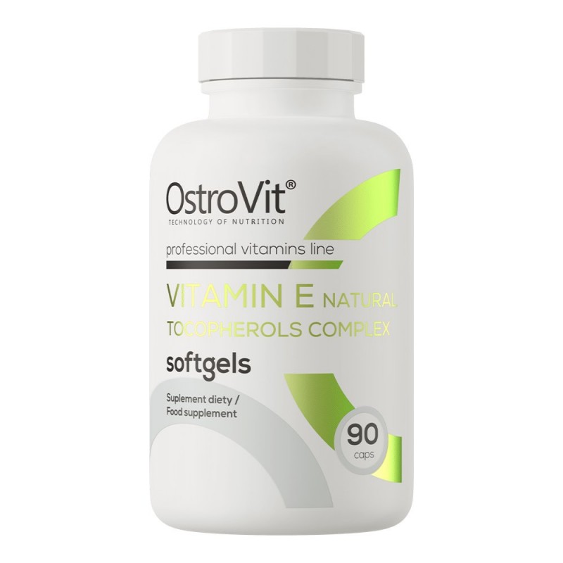 OstroVit Vitamina E naturala 400 IU 90 capsule - Antioxidant si protectie celulara Beneficii Vitamina E: antioxidant puternic, a