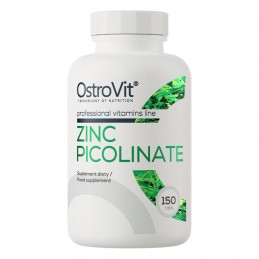 Zinc Picolinate 15mg 150 Tablete, OstroVit Beneficii Zinc: imbunatateste sistemul imunitar, mentine o piele frumoasa si sanatoas