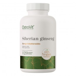 Siberian Ginseng 120 Tablete, OstroVit Beneficii Ginseng: tonic sexual, ajuta disfunctia erectila, creste libidoul natural, cres