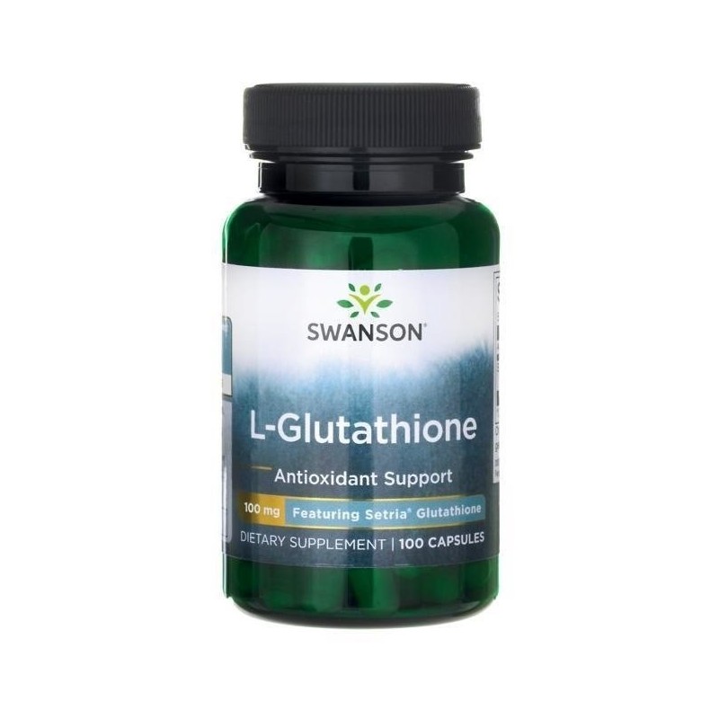 Swanson L-Glutathione 100 mg – 100 Capsule – Antioxidant si Detox Zilnic Beneficiile glutationului: reduce stresul oxidativ, poa