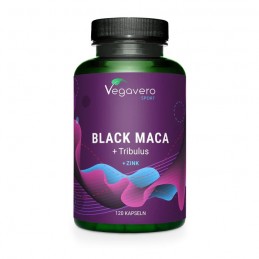 Black Maca + Tribulus, 120 Capsule, Vegavero (Maca Neagra+Tribulus) Beneficii Maca si Tribulus: ajuta la cresterea libidoului, b