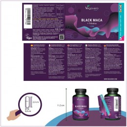 Vegavero Black Maca + Tribulus 120 Capsule – Libidou & Energie Beneficii Maca si Tribulus: ajuta la cresterea libidoului, benefi