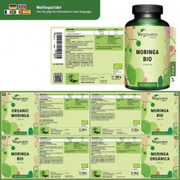 Vegavero Moringa 1000 mg 180 Tablete – Detox & Energie Moringa Oleifera beneficii: contine antioxidanti si compusi antiinflamato