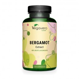 Bergamot Extract 625 mg 120 Capsule, Vegavero BENEFICII BERGAMOT: poate reduce nivelul de cortizol (hormonul stresului), favoriz
