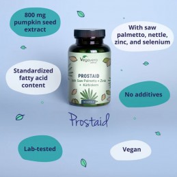 Vegavero Prostaid Prostate Complex 180 capsule - Prostata si Confort urinar Beneficii Prostate: ameliorator naturist prostata, s