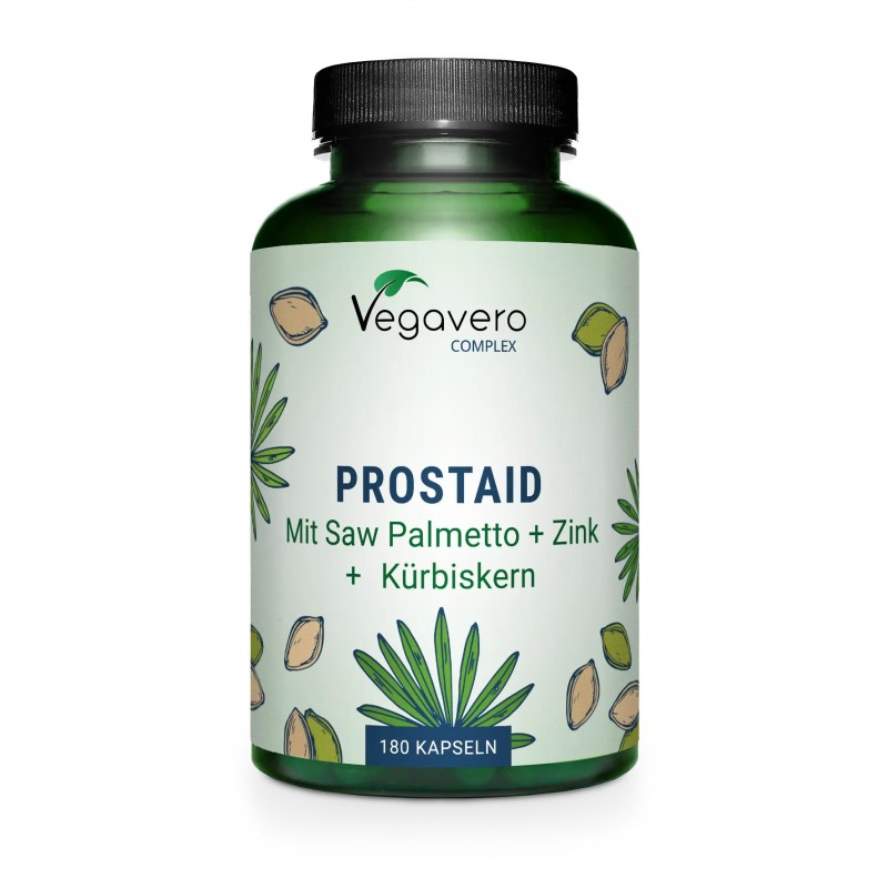 Vegavero Prostaid Prostate Complex 180 capsule - Prostata si Confort urinar Beneficii Prostate: ameliorator naturist prostata, s