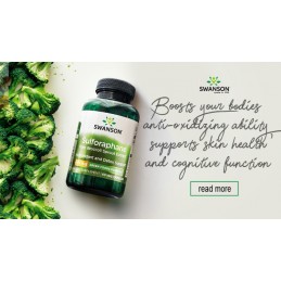 Sulforaphane din Broccoli Sprout Extract, 400mcg - 60 Capsule, Swanson Beneficii sulforaphane din broccoli: are proprietati anti