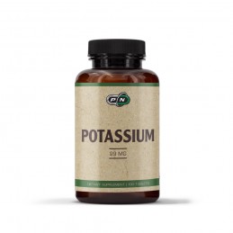Potassium 99 mg - 100 Tablete, Pure Nutrition USA Cu beneficiile potasiului, de la scăderea tensiunii arteriale până la îmbunătă