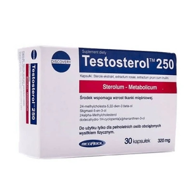 Testosterol 250 Tribulus Terrestris 250 mg | Supliment pentru barbati – Megabol Beneficii Testosterol 250 – Tribulus Terrestris
