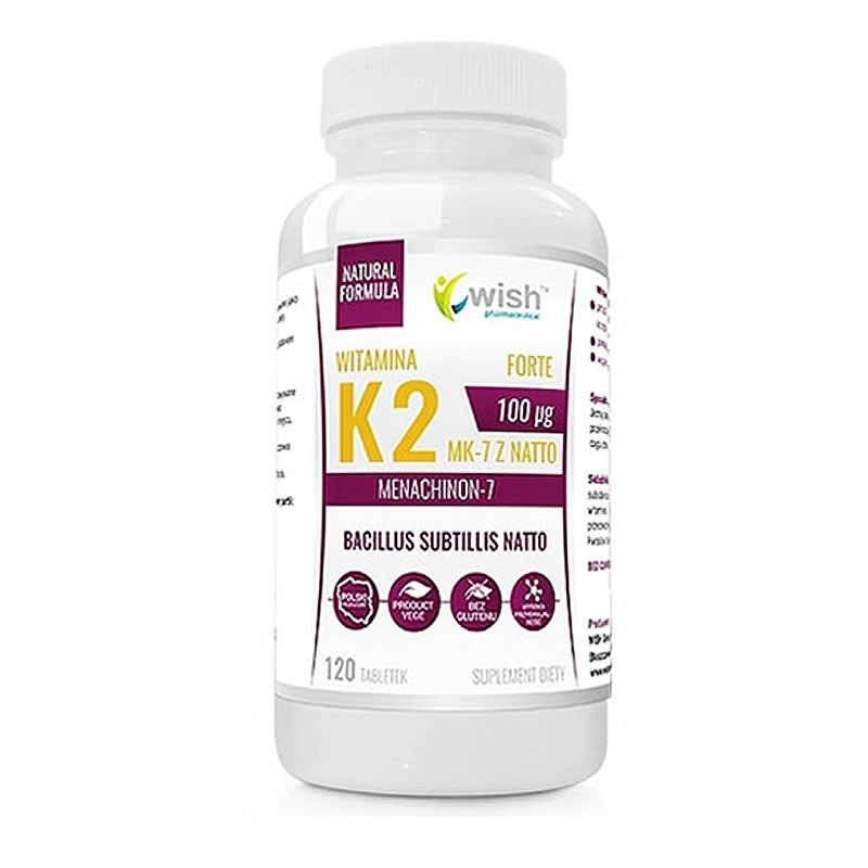 WISH Vitamina K2 100mcg 120 Tablete – Oase & Calciu Beneficii Vitamina K2 Wish


🦴 Contribuie la menținerea sănătății oaselor


