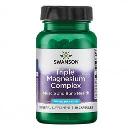 Swanson Magneziu 400 mg – Triple Complex 3-în-1 – 30 Capsule Beneficii Triple Magneziu 3-in-1 Complex 400 mg – 30 capsule



⚡ C