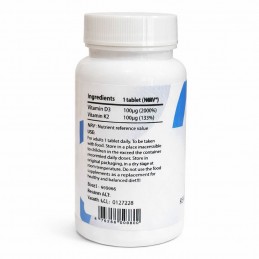 Vitamina D3 4000 UI + K2 (100 µg) – BioKrillOil, 90 Tablete Beneficii cheie Vitamina D3 + K3 BioKrillOil



✔️ Doză ridicată de 