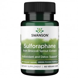 Swanson Sulforaphane Broccoli Sprout Extract 400 mcg – 60 Capsule Beneficii cheie Sulforaphane:


✔ Extract concentrat din germe