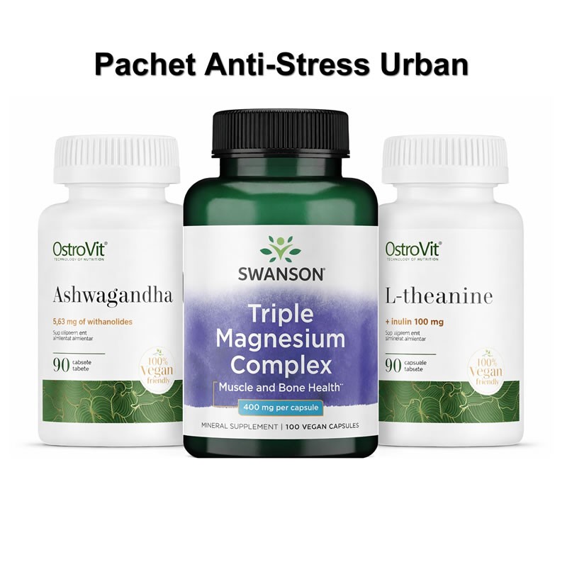 Pachet Anti-Stress Urban – Ashwagandha, Magneziu si L-Teanina ✅ Beneficii Pachet Anti-Stress Urban



✔ Combinație echilibrată A