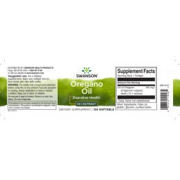 Swanson Ulei de Oregano 150 mg – Oregano Oil 10:1 Extract, 120 Capsule Beneficii Ulei de Oregano Swanson 150 mg


🌿 Susține func