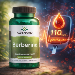 Swanson Berberine HCL 400 mg – Glicemie, Colesterol si Metabolism, 60 Capsule Beneficii cheie Swanson Berberine HCL 400 mg:



A