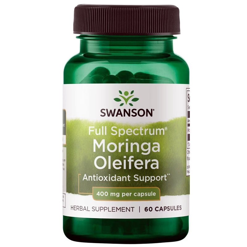 Swanson Moringa Oleifera 400mg 60 Capsule – Antioxidant Natural pentru Imunitate si Vitalitate Beneficii Moringa Oleifera: conti
