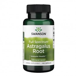 Swanson Astragalus Root 470 mg 100 Capsule – Astragalus pentru Imunitate si Energie Astragalus beneficii: intareste sistemul imu