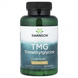 Swanson TMG Trimethylglycine 500 mg 90 Capsule – Trimetilglicina pentru Circulatie Beneficii Trimetilglicina (TMG): sustine sana