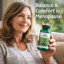 Swanson Black Cohosh 540 mg 60 Capsule – Suport Natural pentru Menopauza Swanson Black Cohosh 540 mg 60 capsule – suport natural