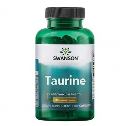 Swanson Taurine 500 mg 100 Capsule – Taurina pentru Energie si Performanta Beneficii L-taurina: sustine metabolismul, imbunatate