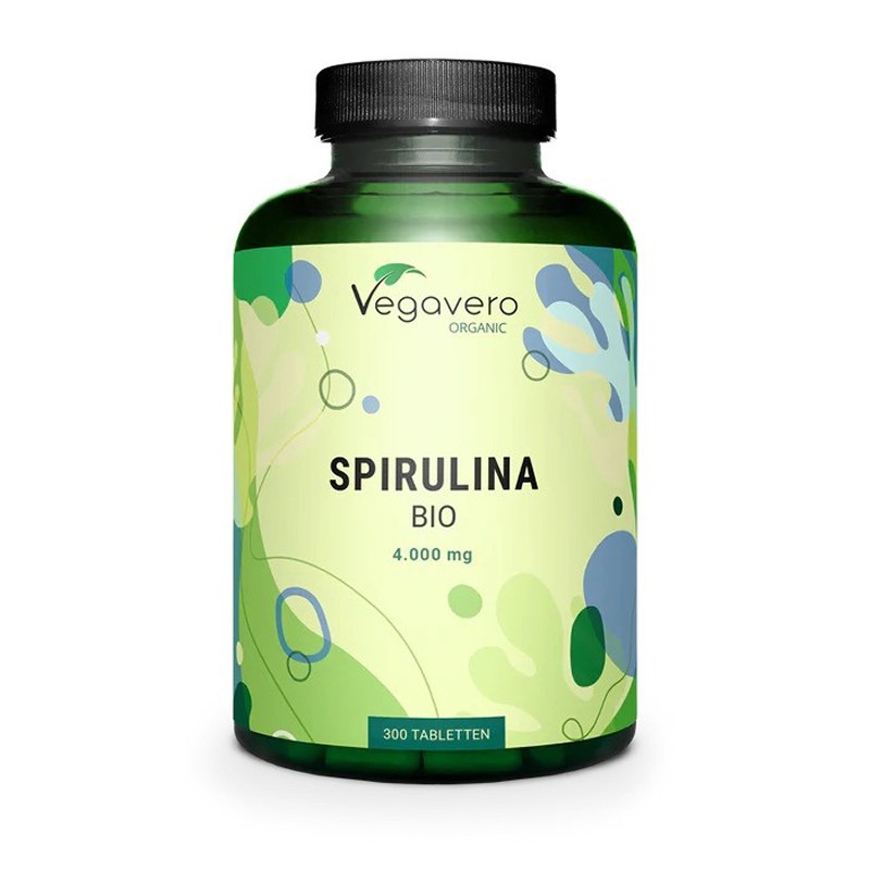 Vegavero Spirulina Organic 1000 mg 300 Tablete – Suport Imunitate Beneficii Spirulina: protejeaza si imbunatateste sanatatea och