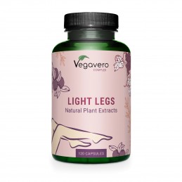 Vegavero Light Legs Complex 120 Capsule – Suport Circulatie & Picioare Usoare Beneficii Complex Picioare Usoare: recomandat in c