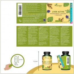 Vegavero Liver Care Complex 90 Capsule – Suport Functie Hepatica Beneficii Complex Protectie Ficat: imbunatateste sanatatea fica