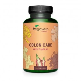 Vegavero Colon Care Complex 120 Capsule – Confort Digestiv Zilnic Beneficii Colon Care Complex: regleaza digestia, are un contin
