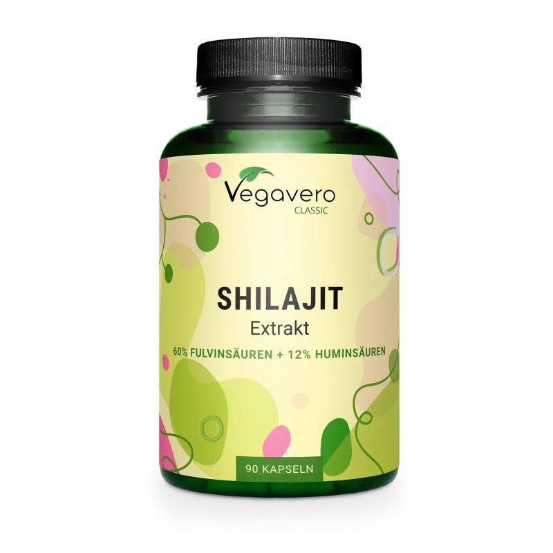 Vegavero Shilajit Mumie 500 mg 90 Capsule – Forta & Rezistenta BENEFICII MUMIO SHILAJIT: sustine sanatatea creierului, minimizea