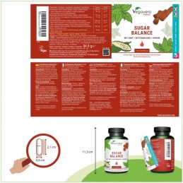 Vegavero Sugar Balance Complex 120 Capsule – Echilibru Glicemic Proprietati ale ingredientelor: Ajuta la mentinerea unui metabol