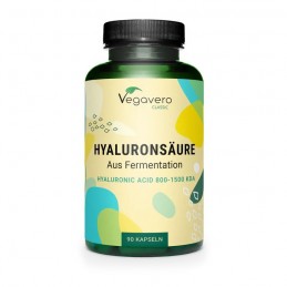 Vegavero Acid Hialuronic 600 mg 90 Capsule – Piele & Articulatii 🔹 Vegavero Acid Hialuronic 600 mg – Beneficii Cheie

✔ 600 mg A