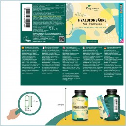 Vegavero Acid Hialuronic 600 mg 90 Capsule – Piele & Articulatii 🔹 Vegavero Acid Hialuronic 600 mg – Beneficii Cheie

✔ 600 mg A