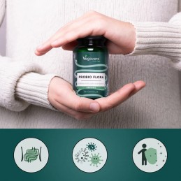 Vegavero Pro-Bio 20 Mld CFU 20 Tulpini 60 Capsule – Digestie Produsul nostru furnizează 15 miliarde CFU din 15 dintre cele mai c