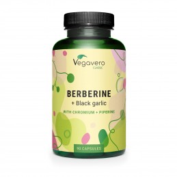 Vegavero Berberina 500mg 120 Capsule - Control Glicemie Metabolism Beneficii Berberina: Berberin este un supliment alimentar de 