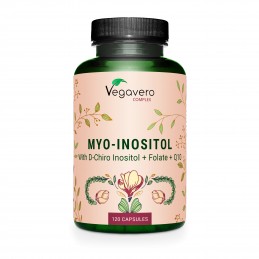 Vegavero Myo-Inositol Complex 120 Capsule - Echilibru Hormonal Beneficii Myo-Inositol: va poate ajuta sa pierdeti in greutate, r