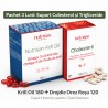 Nutrisan Krill Oil 180 + Drojdie Orez Roșu 120 Suport Colesterol Cholesterol Packet este un pachet de suplimente alimentare cu K