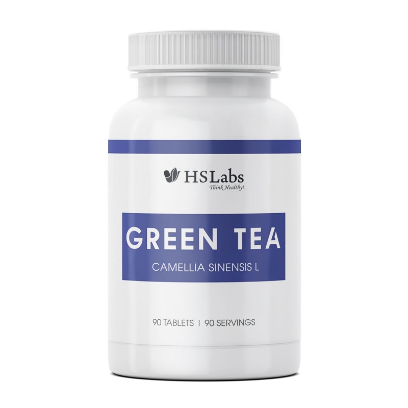 HS Labs Ceai Verde 1000 mg 90 capsule – Suport Slabire ai Energie Ceai verde beneficii: ajuta la cresterea energiei, antioxidant