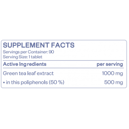 HS Labs Ceai Verde 1000 mg 90 capsule – Suport Slabire ai Energie Ceai verde beneficii: ajuta la cresterea energiei, antioxidant